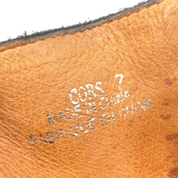 Jeffrey Campbell Cors Lace Up Suede Booties Womens 7 Black Block Heel Boho Witch - Picture 10 of 11